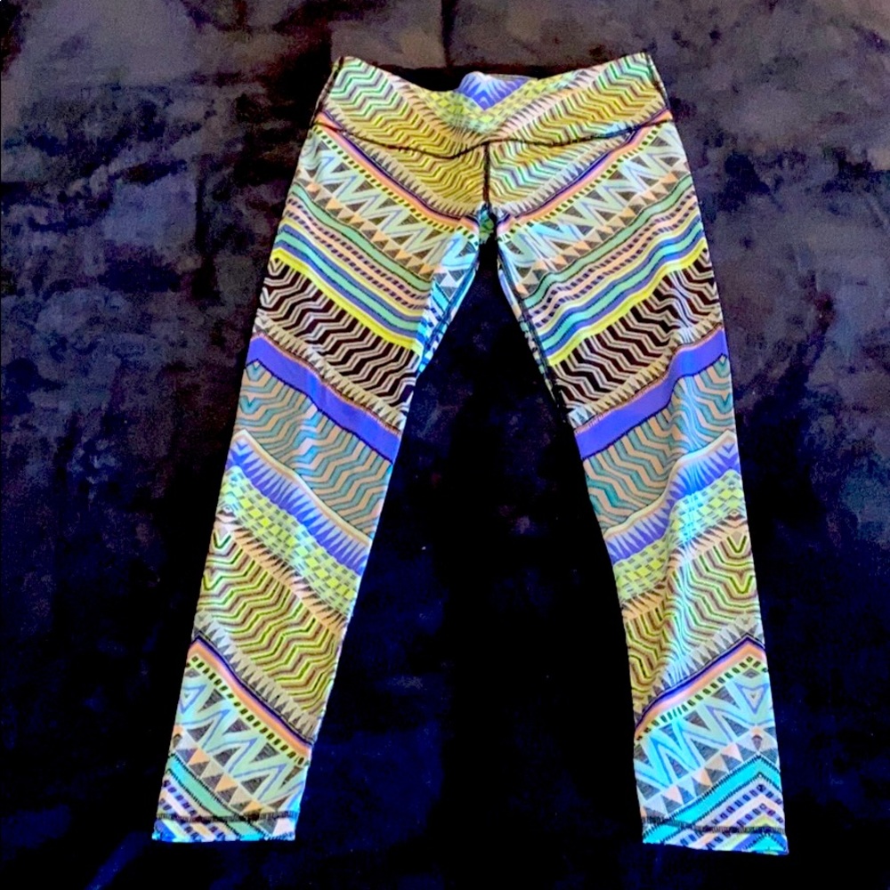 Geometric Pattern Print Legging